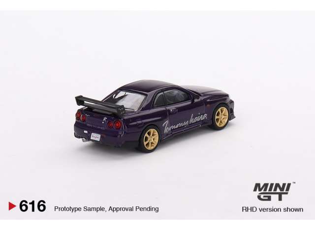 Preorder - November 2023 - 1/64 Nissan Skyline GT-R R34 Tommykaira R-z, midnight purple