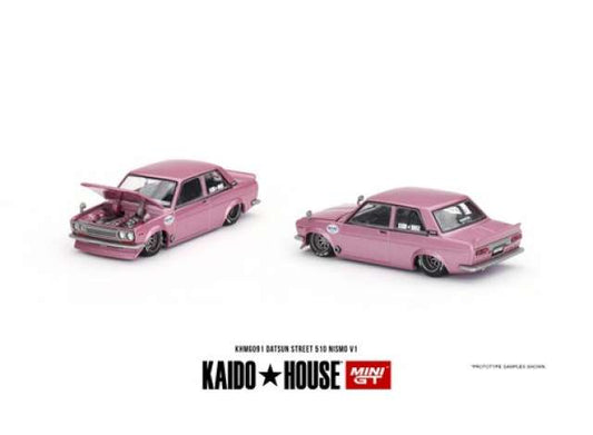 Preorder - December 2023 - 1/64 Kaido House Datsun 510 Street Nismo V1, rose