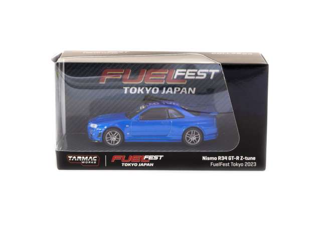 Preorder - October 2023 - 1/64 Nismo R34 GT-R Z-tune *FuelFest Tokyo*, blue