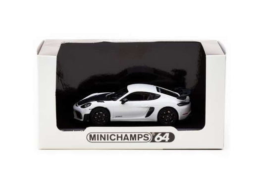 Preorder - October 2023 - 1/64 Porsche Cayman GT4 RS Grigiocam Povolo, white