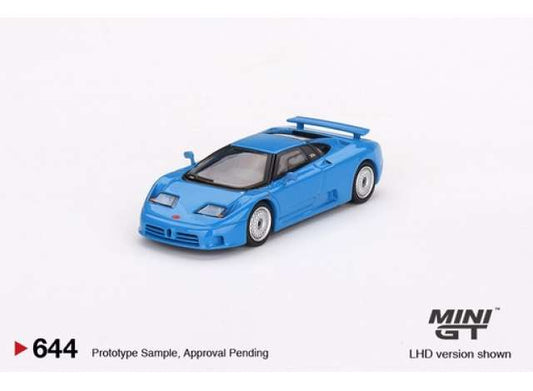 Preorder - May 2024 - 1/64 Bugatti EB 110 GT, blue bugatti