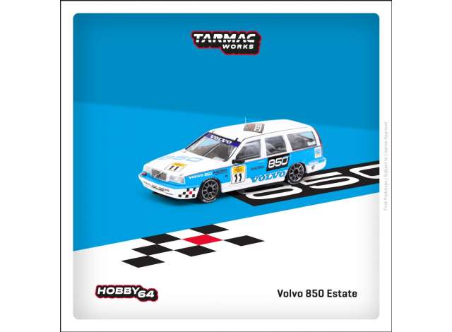 Preorder April 2024 - 1/64 1995 Volvo 850 Estate #11 Tony Scott Australian Super Touring Championship, blue/white