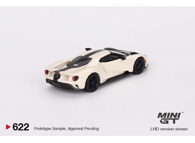 Preorder April 2024 - 1/64 1964 Ford GT Prototype Heritage Edition, white/black