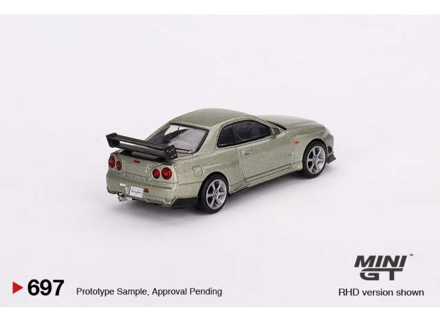 Preorder April 2024 - 1/64 1999 Nissan Skyline GT-R R34 Tommykaira R-Z, grey