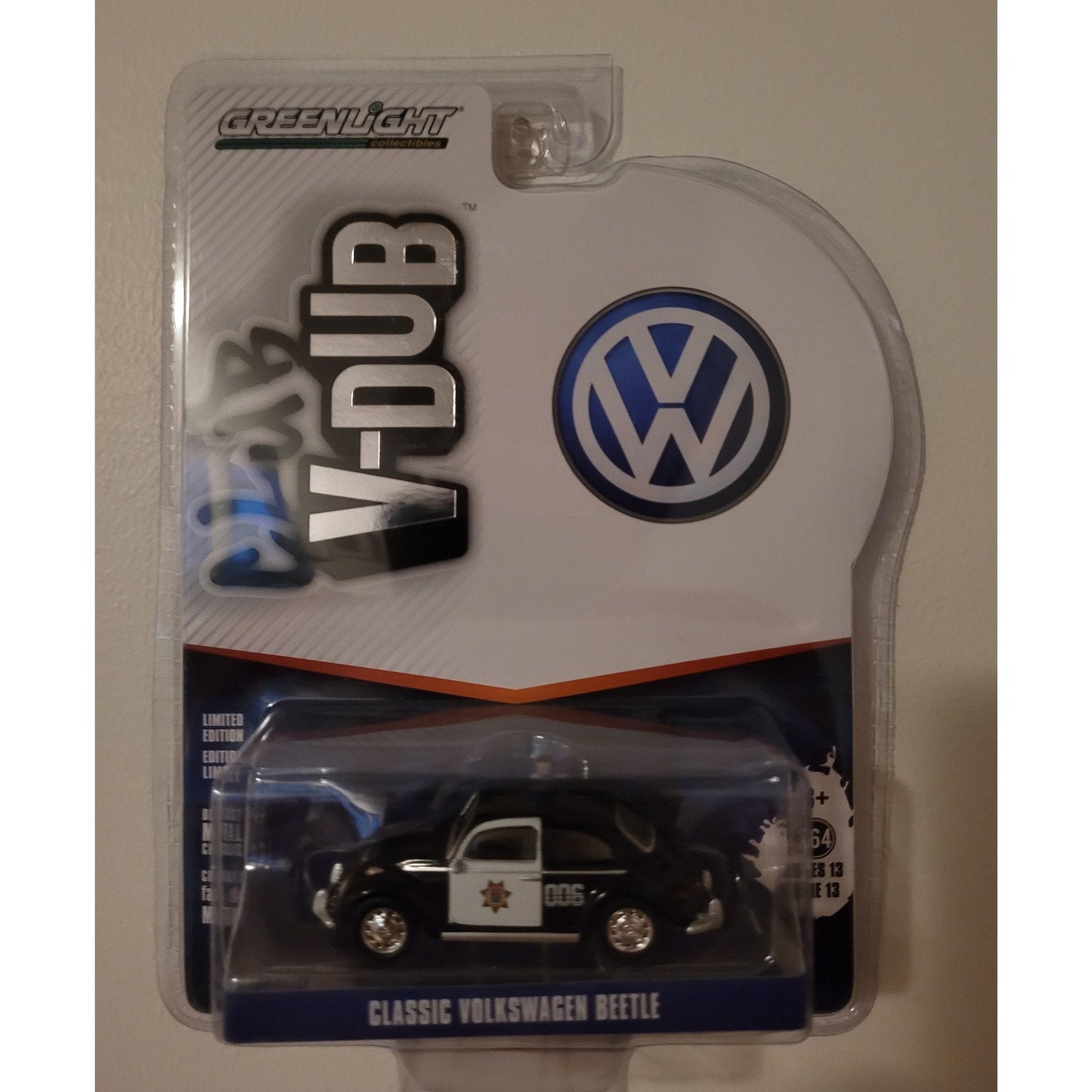 Greenlight - Classic Volkswagen Beetle Black