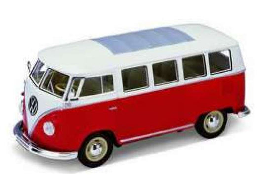 1/24 1963 Volkswagen classical bus, red/white