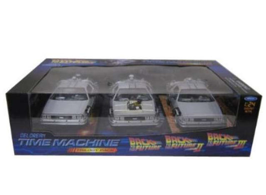 1/24 1983 DeLorean *Back to the Future* gift box including part I, II & III