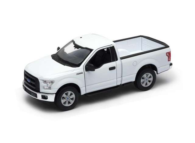 1/24 2015 Ford F150 regular cab pick up, white