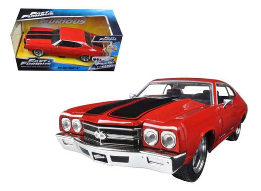 1/24 1970 Doms Chevrolet Chevelle *Fast and Furious*, red with black stripes