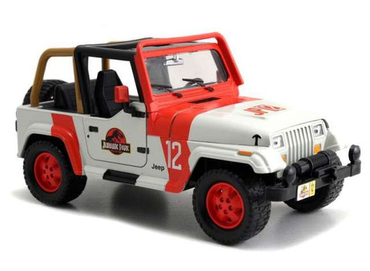 1/24 1992 Jeep Wrangler *Jurassic World*, white/red