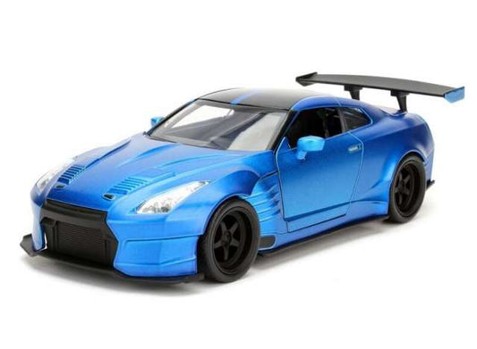 1/24 2009 Brians Nissan Skyline GT-R R35 Ben Sopra *Fast and Furious* , blue with high wing