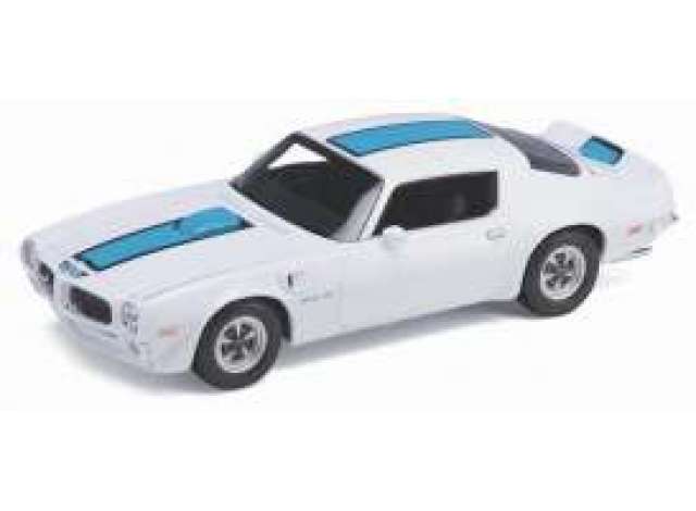 1/24 1972 Pontiac Firebird Trans Am, white with blue stripe