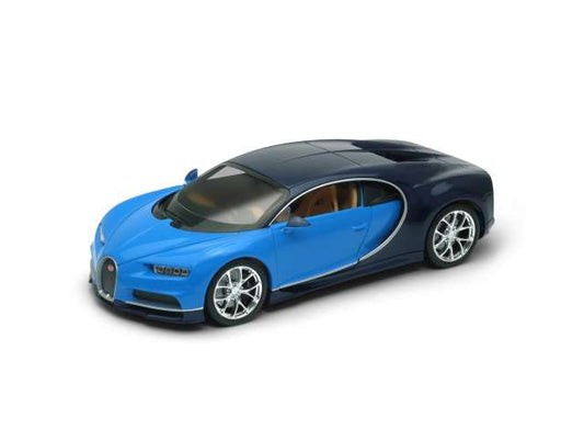 1/24 2017 Bugatti Chiron, blue/black