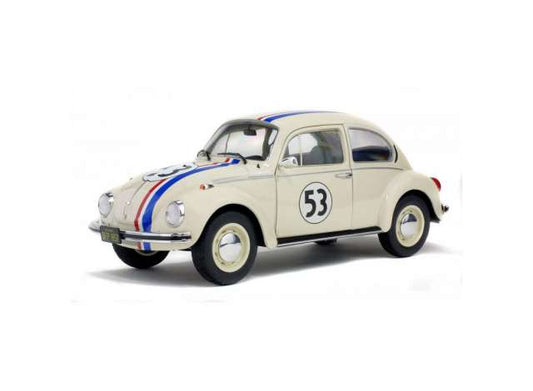 1/18 Volkswagen Beetle 1303 Herbie #53, creme/blue