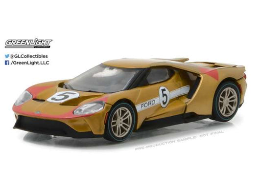 1/64 2017 Ford GT 1966 #5 Ford GT40 Mk II Tribute *Ford GT Racing Heritage Series 1* light copper/red