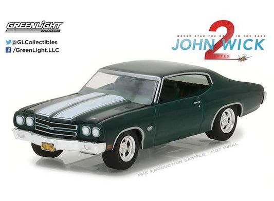 1/64 1970 Chevrolet Chevelle SS 396 *2017 John Wick chapter 2* Hollywood series 18