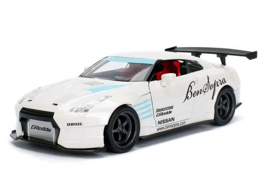 1/24 2009 Nissan GT-R (R35) Ben Sopra JDM Tuners, pearl white