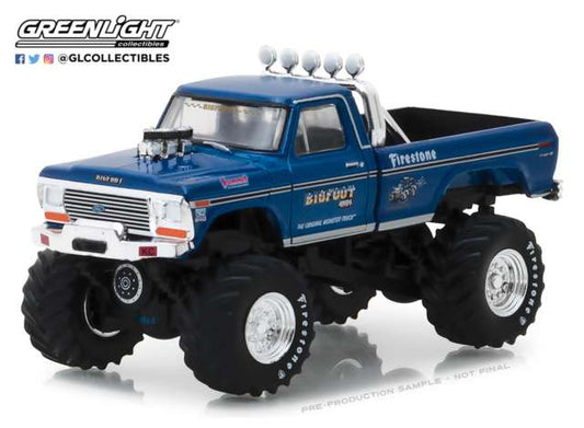 1/64 1974 Ford F250 Monster Truck *Bigfoot #1 The Original Monster Truck 1979*, blue