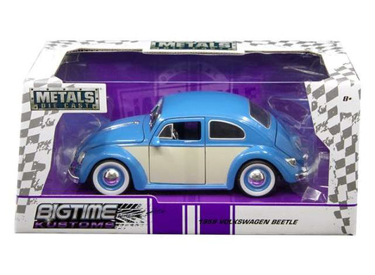 1/24 Volkswagen Beetle *Moon Wheels*, blue/white