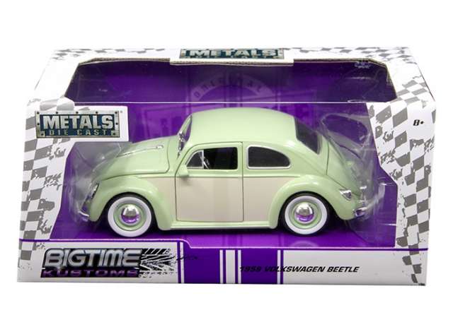 1/24 Volkswagen Beetle *Moon Wheels*, green/white