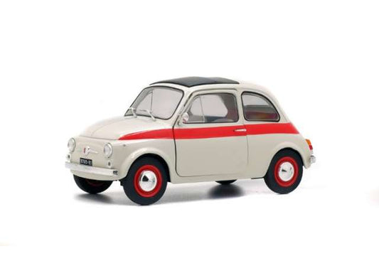 1/18 1960 Fiat 500L Sport, white/red