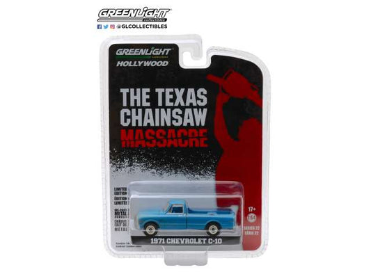 1/64 1971 Chevrolet C-10 *the Texas Chain Saw Massacre (1974)* Hollywood series 22, green-blue