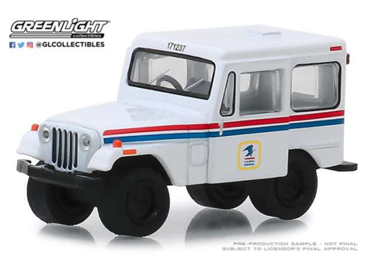 1/64 1971 Jeep DJ-5 United States Postal Service (USPS), white/red/blue