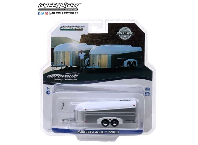 1/64 2018 Aerovault MKII Trailer, white/silver