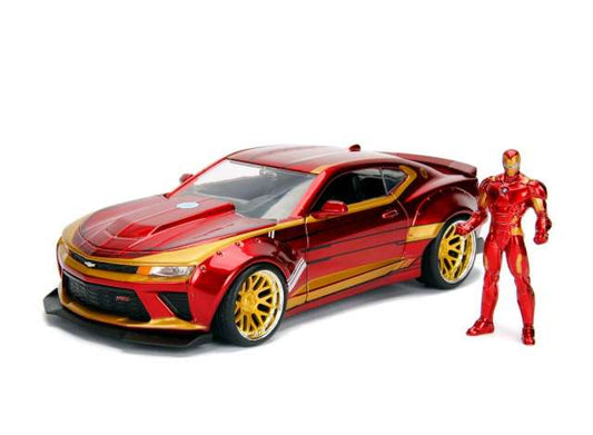 1/24 2016 Chevrolet Camaro *Iron Man* including Iron Man figure, red/gold