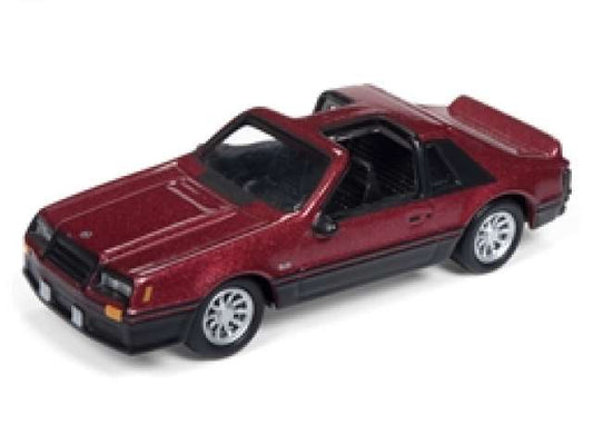 1/64 1982 Ford Mustang Med Red Poly, dark red