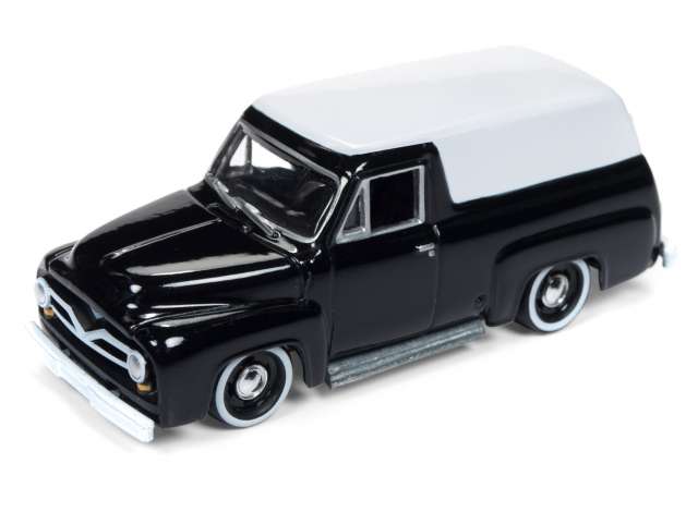 1/64 1955 Ford F100 Panel Delivery, gloss black with gloss white