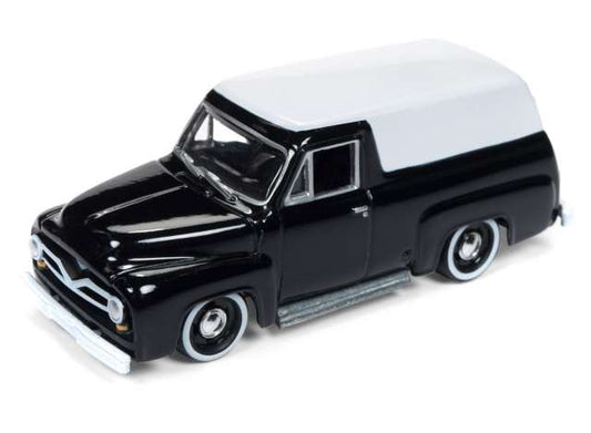 1/64 1955 Ford F100 Panel Delivery, gloss black with gloss white