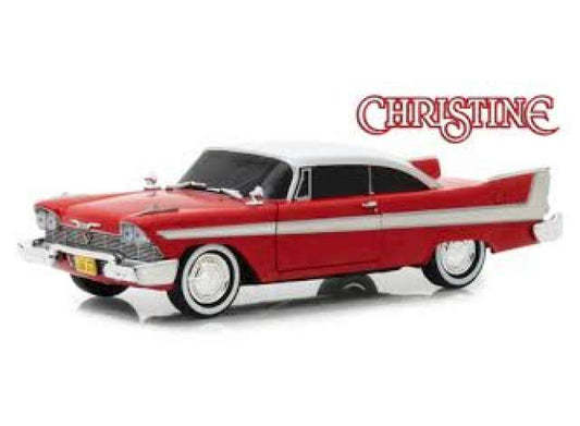 1/64 958 Plymouth Fury Evil Version with Blacked Out Windows Christine 1983 *Hollywood series 24*, red/white