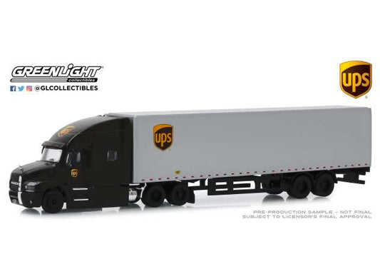 1/64 2019 Mack Anthem 18 Wheeler Tractor Trailer United Parcel Service (UPS) Freight *Hobby Exclusive*, brown