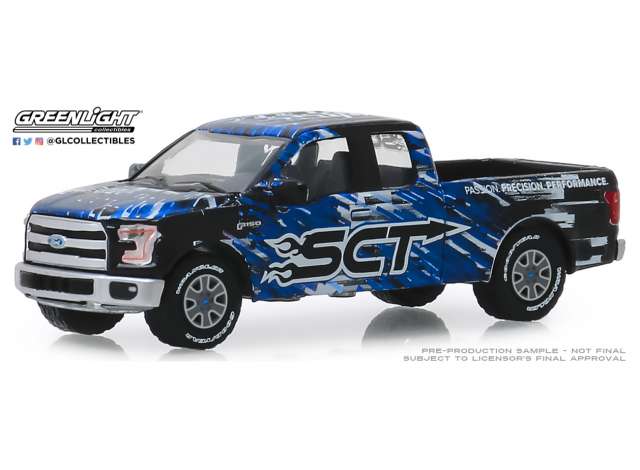 1/64 2017 Ford F-150 *SCT* Derive Systems *Hobby Exclusive*, black/blue/white