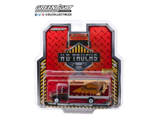 1/64 2013 International Durastar Box Van Indian Motorcycle *H.D. Truck series 17*, red