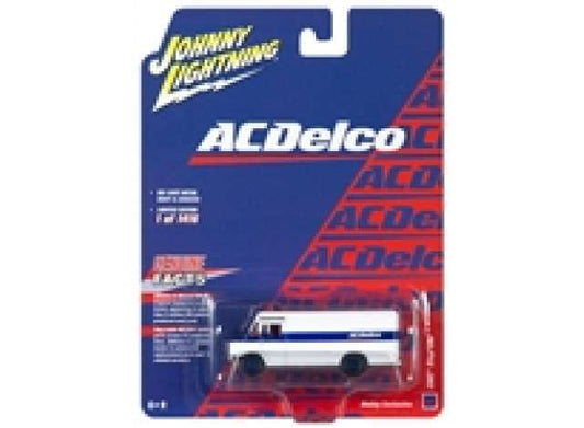 1/64 1990 GMC Step Van Delivery Truck *Acdelco*, white/blue