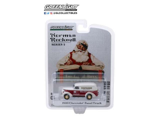 1/64 1939 Chevrolet Panel Truck *Norman Rockwell Series 2*, red/white