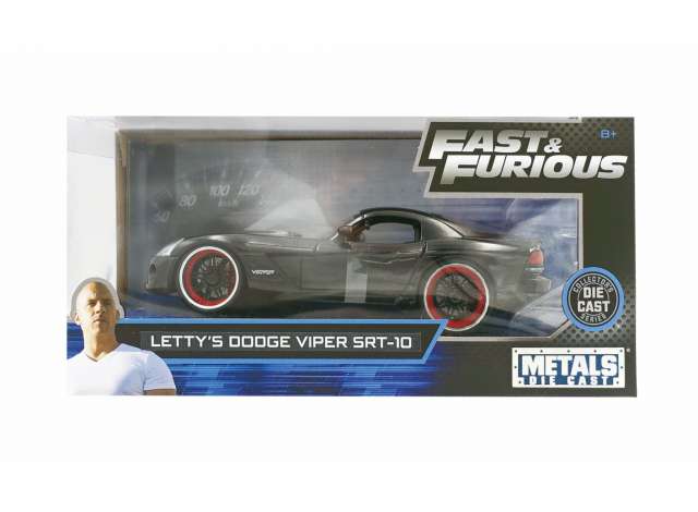 1/24 Letty's Dodge Viper SRT-10 Fast & The Furious, black