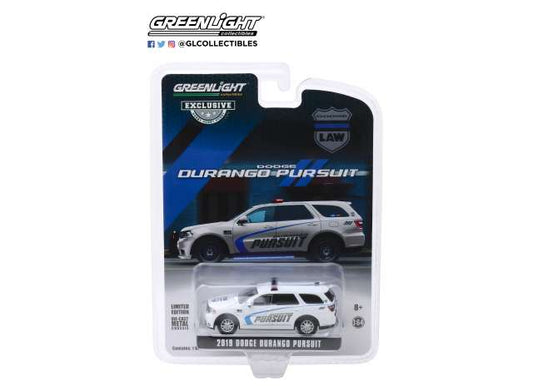 1/64 2019 Dodge Durango Pursuit Police SUV *Hobby Exclusive*, white