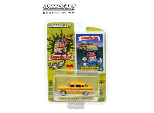 1/64 1970 Checker Motors Marathon A11 GPK Taxi Co. *Unaware Aaron*, yellow