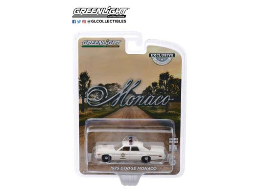 1/64 1975 Dodge Monaco Hazzard County Sheriff, white