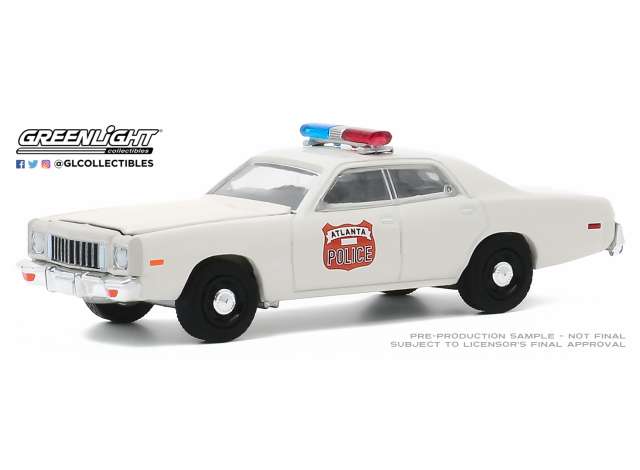 1/64 1975 Plymouth Fury Atlanta Georgia Police, white