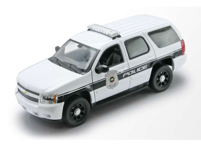 1/24 2008 Chevrolet Tahoe *Chevrolet Police*, white/black