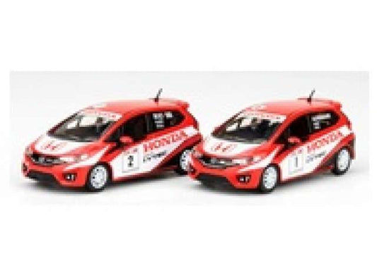 1/64 2015 Honda Jazz GK5 #1 *Team Honda Racing Indonesia* ISSOM With Separate Decals and Wheels for #1 and #2 Version *Indonesia Special Event Model*, red/white