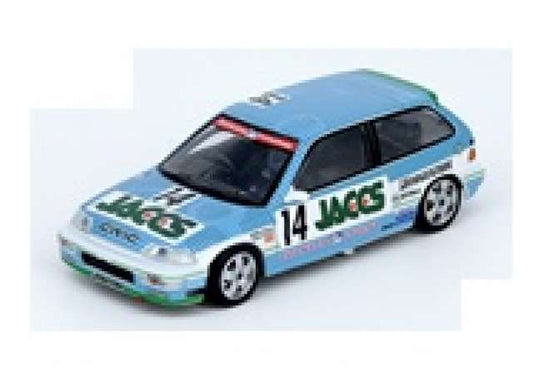 1/64 1991 Honda Civic EF9 GR.A #14 *Jaccs* JTC, blue