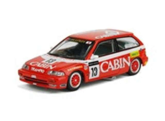 1/64 1988 Honda Civic EF3 GR.A #13 *Cabin* Macau Guia Race, white/red