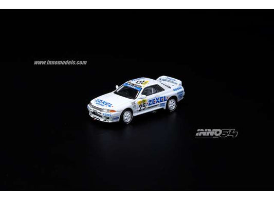 1/64 1991 Nissan Skyline GT-R R32 #25 *Zexel* 24 hours of Spa, white/blue