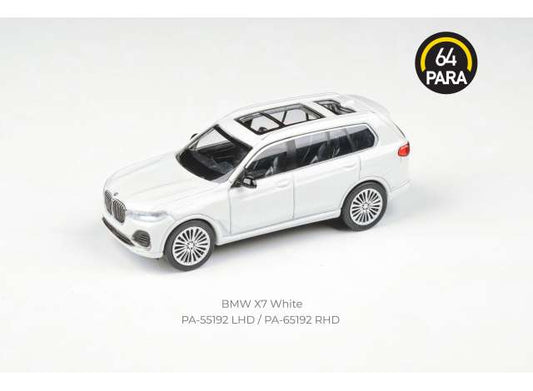 1/64 BMW X7 *Right Hand Drive*, white