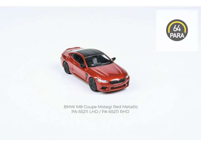 1/64 BMW M8 Coupe *Left Hand Drive*, red